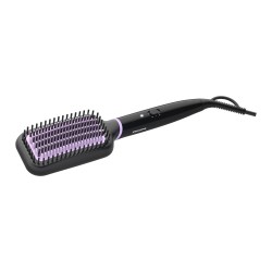Philips StyleCare Essential BHH880/00 Šildomas tiesinimo šepetys, Juoda/Violetinė