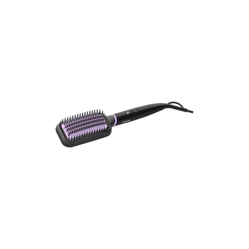 Philips StyleCare Essential BHH880/00 Šildomas tiesinimo šepetys, Juoda/Violetinė