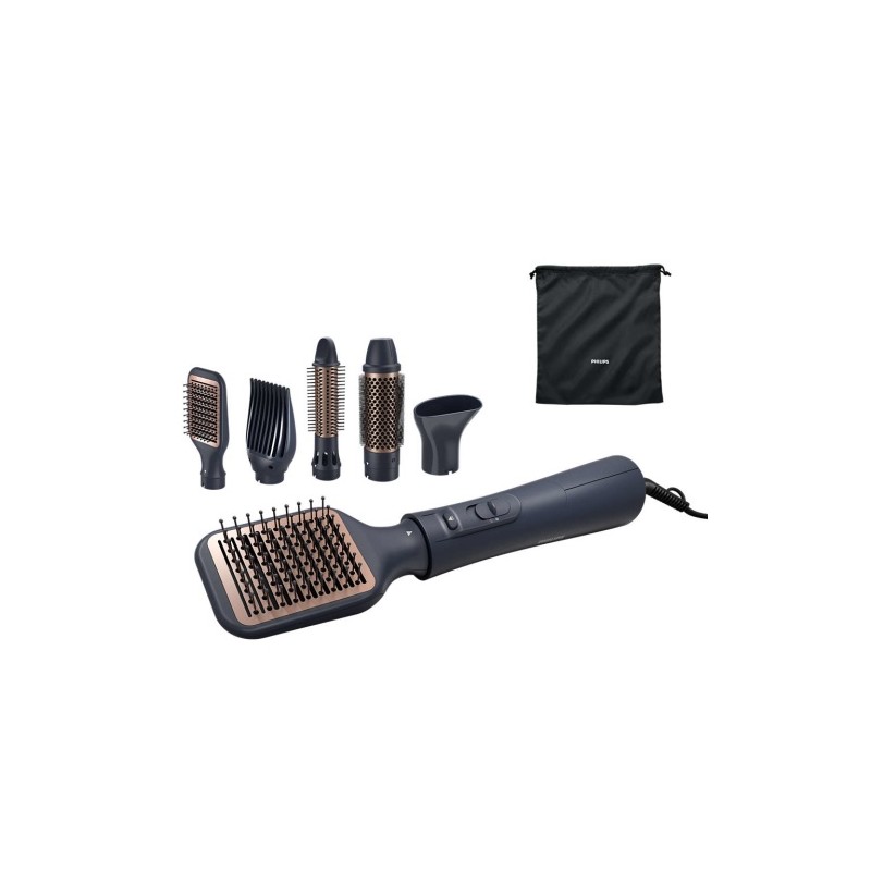 Philips 5000 Series Air Styler BHA530/00 Plaukų formavimo šukos, Juoda