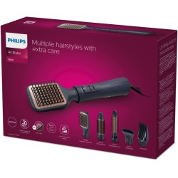 Philips 5000 Series Air Styler BHA530/00 Plaukų formavimo šukos, Juoda
