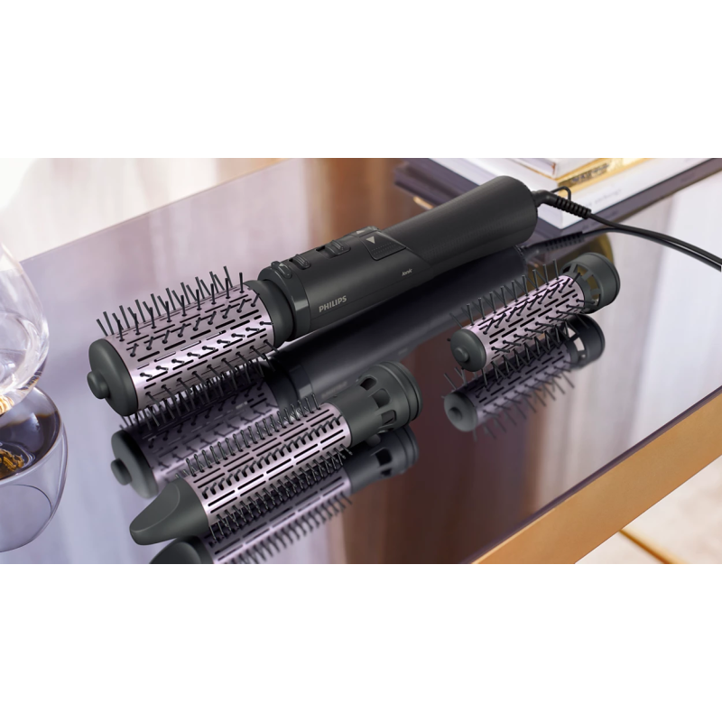 Philips 7000 Series Air Styler BHA715/00 Plaukų formavimo šukos, Pilka/Rausva