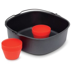 Philips Airfryer Accessory Essential XL HD9945/01 Essential XL Kepimo rinkinys, Black/Red
