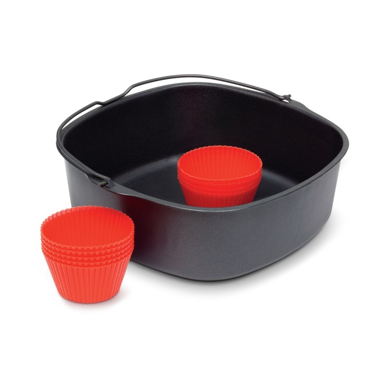 Philips Airfryer Accessory Essential XL HD9945/01 Essential XL Kepimo rinkinys, Black/Red
