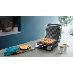Philips 5000 Series HD6301/90 Elektrinis kontaktinis grilis, 2200 W, Juoda/Sidabrinė