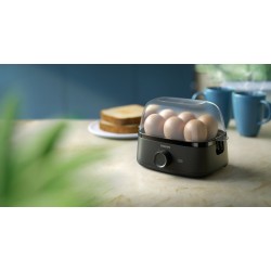 Philips 3000 Series HD9137/90 Kiaušinių virimo aparatas, Juoda