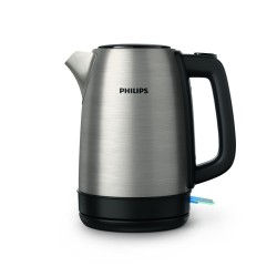 Philips Daily Collection HD9350/90 Elektrinis virdulys, 1.7 L, 2200 W, Sidabrinė/Juoda