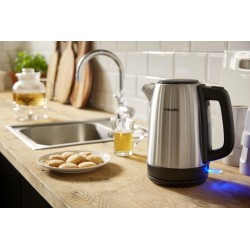 Philips Daily Collection HD9350/90 Elektrinis virdulys, 1.7 L, 2200 W, Sidabrinė/Juoda