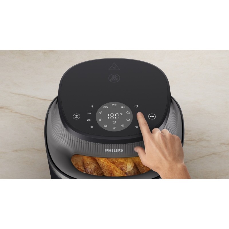 Philips 3000 Series NA322/00 Karšto oro gruzdintuvė 4.2 L 1400 W, Juoda