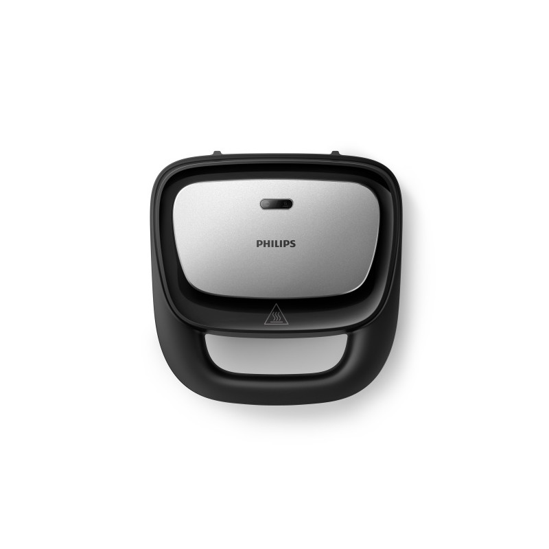 Philips 5000 Series HD2350/80 Sumuštinių keptuvė, 750 W, Juoda/Sidabrinė