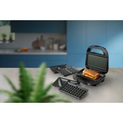 Philips 5000 Series HD2350/80 Sumuštinių keptuvė, 750 W, Juoda/Sidabrinė