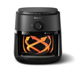 Philips 1000 Series NA120/00 Karšto oro gruzdintuvė 4.2 L 1500 W, Juoda