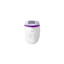 Philips Satinelle Essential BRE225/00 Kompaktiškas laidinis epiliatorius, Violetinė/Balta