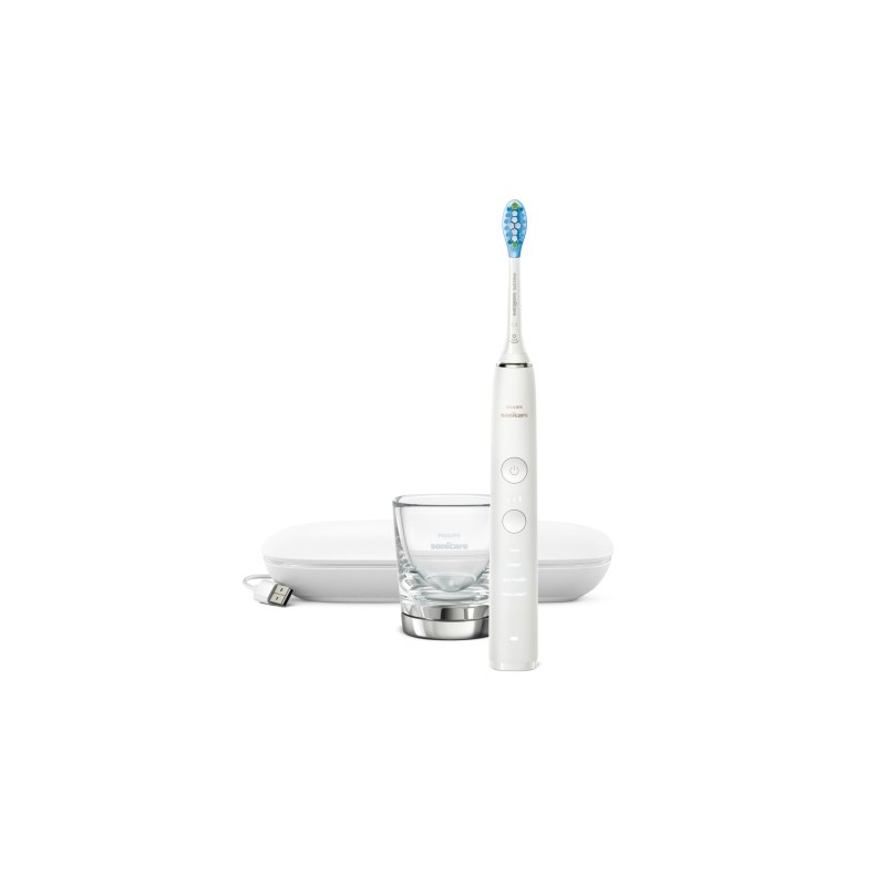 Philips Sonicare DiamondClean 9000 Series HX9911/27 Elektrinis dantų šepetėlis, Balta