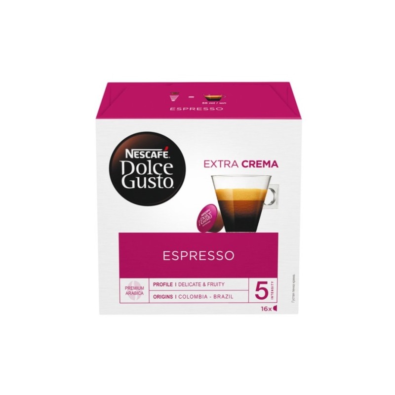 Nescafe Dolce Gusto Espresso kava, 16 kapsulių dėžutėje
