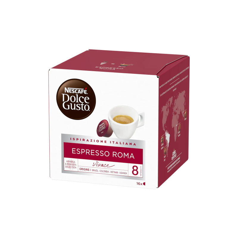 Nescafe Dolce Gusto Espresso Roma kava, 16 kapsulių dėžutėje