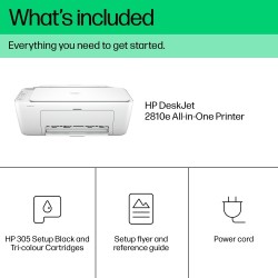 HP DeskJet 2810e All-in-One Spausdintuvas rašalinis spalvotas MFP A4 7.5 ppm USB Wi-Fi (SPEC)
