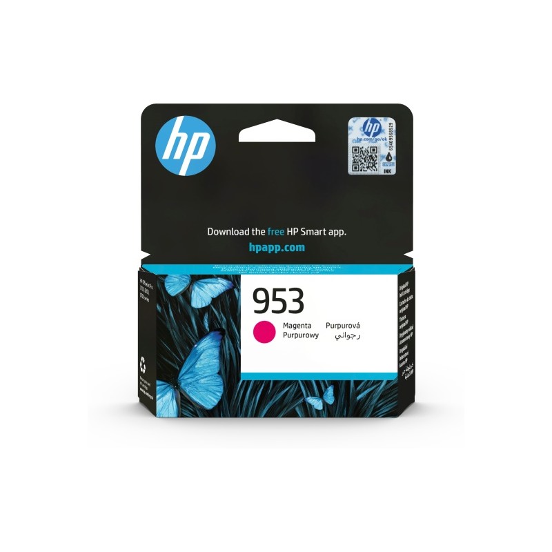 HP 953 (F6U13AE) Rašalinė kasetė, Purpurinė