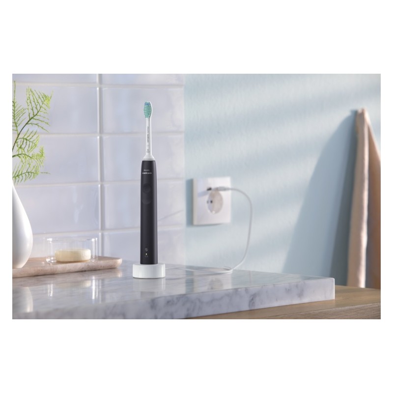 Philips Sonicare 3100 Series HX3671/14 Elektrinis dantų šepetėlis, Juoda