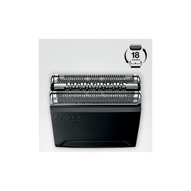 Braun Series 5 52B Atsarginė barzdaskutės galvutė, Juoda