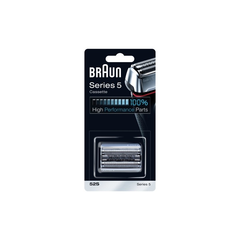 Braun Series 5 52S Atsarginė barzdaskutės galvutė, Sidabrinė