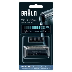 Braun Series 1 10B Atsarginė barzdaskutės galvutė, Juoda