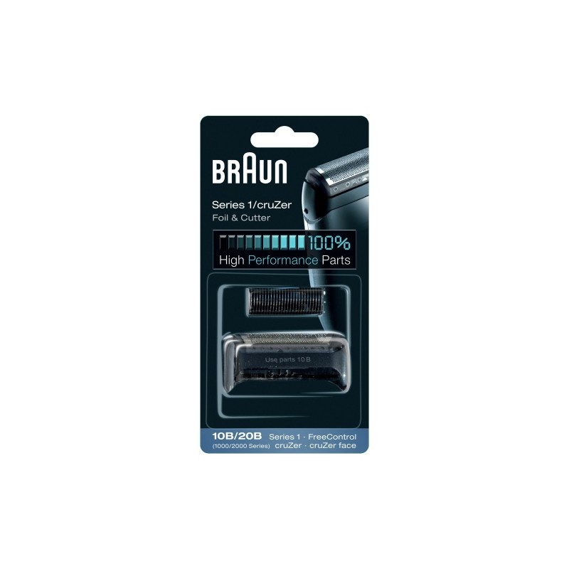 Braun Series 1 10B Atsarginė barzdaskutės galvutė, Juoda