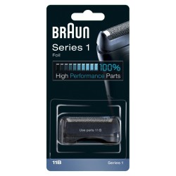 Braun Series 1 11B Atsarginė barzdaskutės galvutė, Juoda