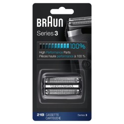 Braun Series 3 21B Atsarginė barzdaskutės galvutė, Juoda