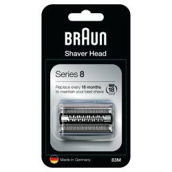 Braun Series 8 83M Atsarginė barzdaskutės galvutė, Sidabrinė