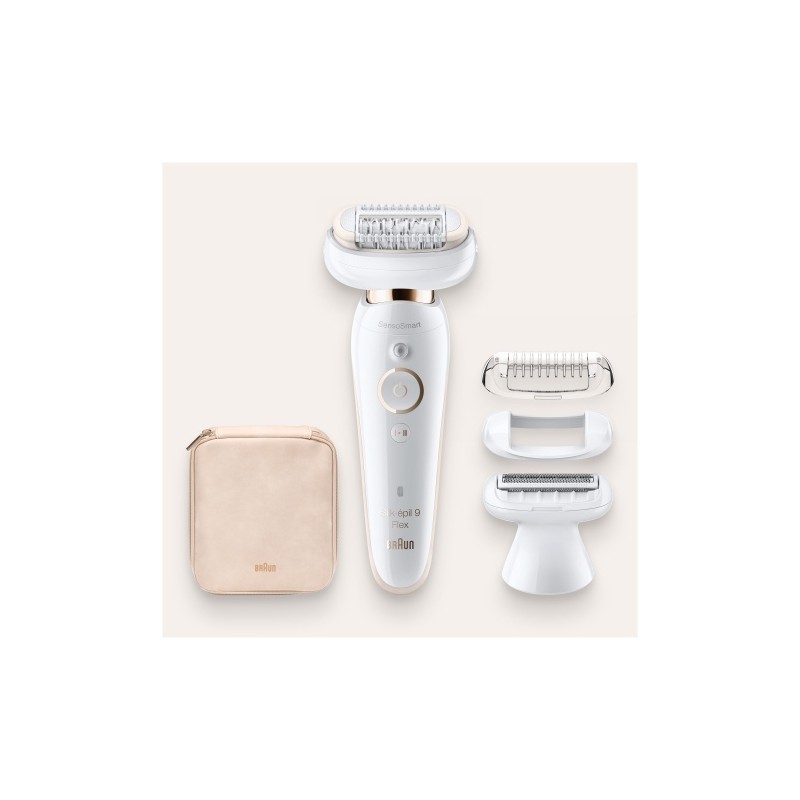 Braun Silk-epil 9 Flex 9-9002 Epiliatorius, Auksinė/Balta