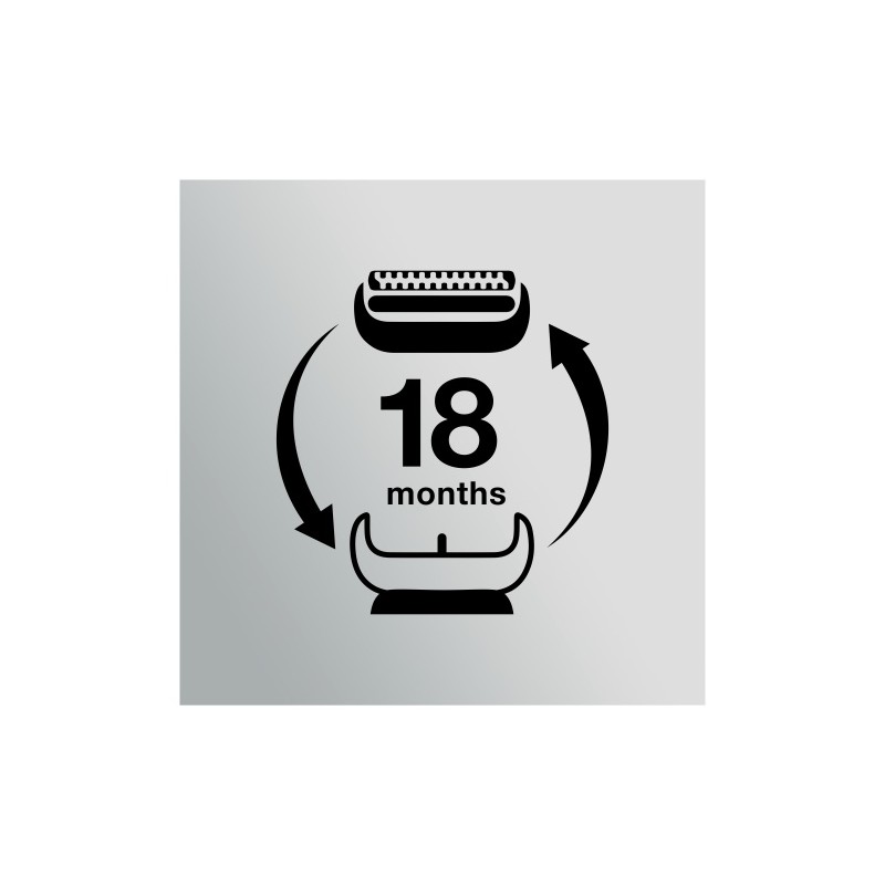 Braun Series 5/6 53B Atsarginė barzdaskutės galvutė, Juoda