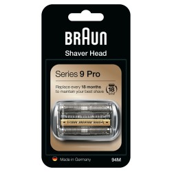 Braun Series 9 94M Atsarginė barzdaskutės galvutė, Sidabrinė