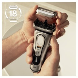 Braun Series 9 94M Atsarginė barzdaskutės galvutė, Sidabrinė