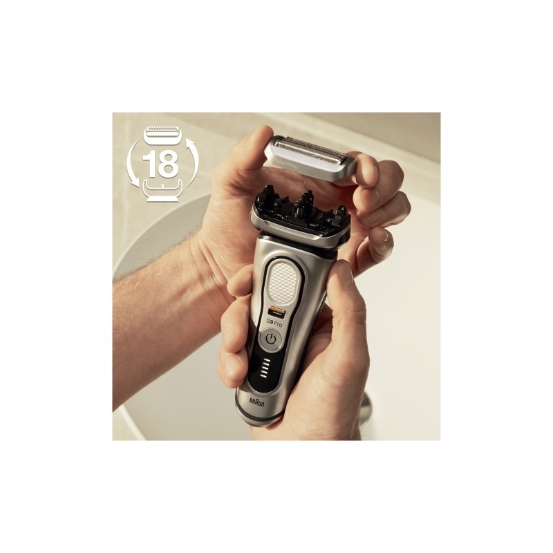 Braun Series 9 94M Atsarginė barzdaskutės galvutė, Sidabrinė