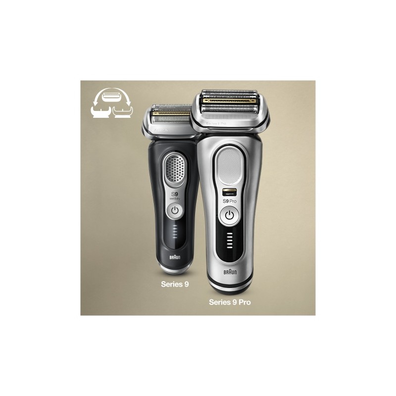 Braun Series 9 94M Atsarginė barzdaskutės galvutė, Sidabrinė
