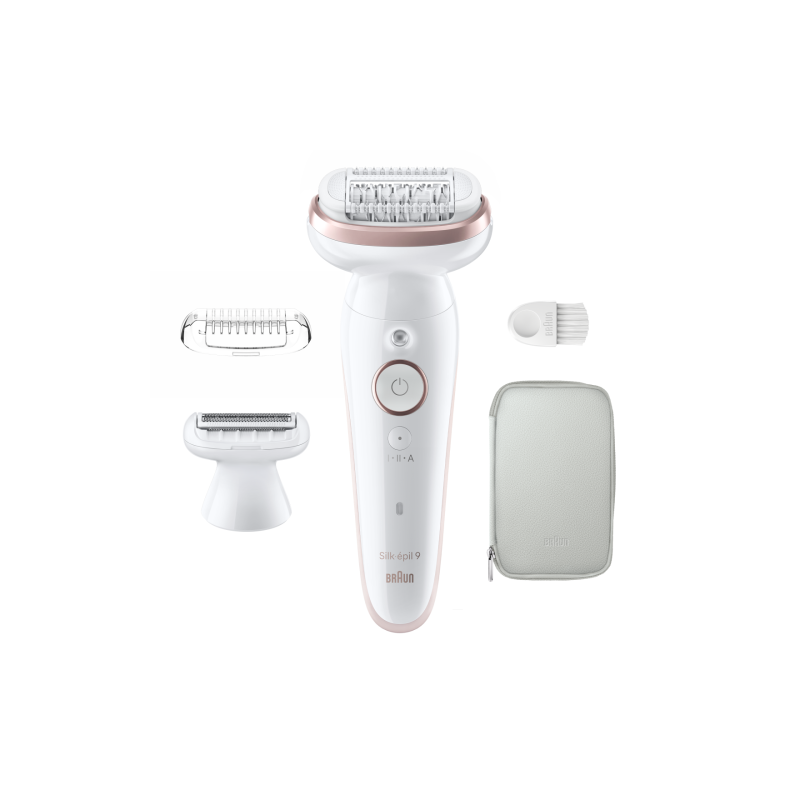 Braun Silk-epil 9 9-030 Epiliatorius, Rausva/Balta