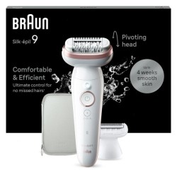 Braun Silk-epil 9 9-030 Epiliatorius, Rausva/Balta