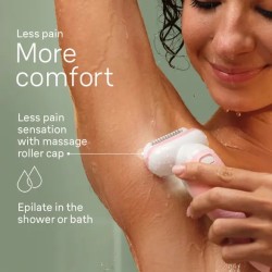 Braun Silk-epil 9 9-030 Epiliatorius, Rausva/Balta