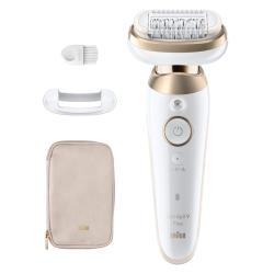 Braun Silk-epil 9 9-011 3D Epiliatorius, Auksinė/Balta