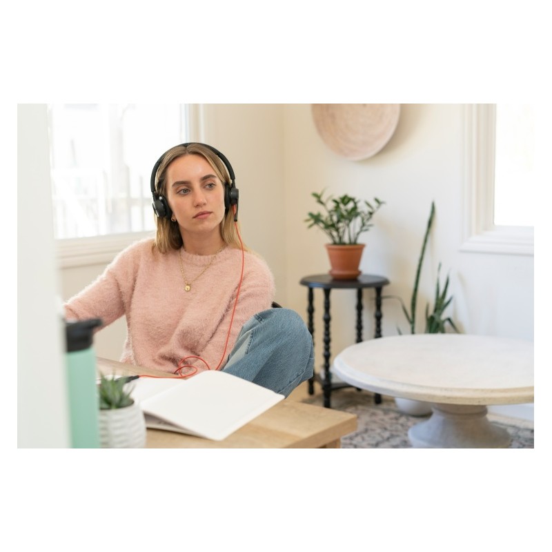 POLY Blackwire 8225 Stereo MS Teams Laidinės ausinės, USB-C/A Adapter, Juoda
