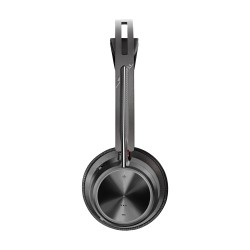 Poly Voyager Focus 2 Belaidės ausinės, Bluetooth, BT700 USB-C Adapter, Charging stand, Juoda