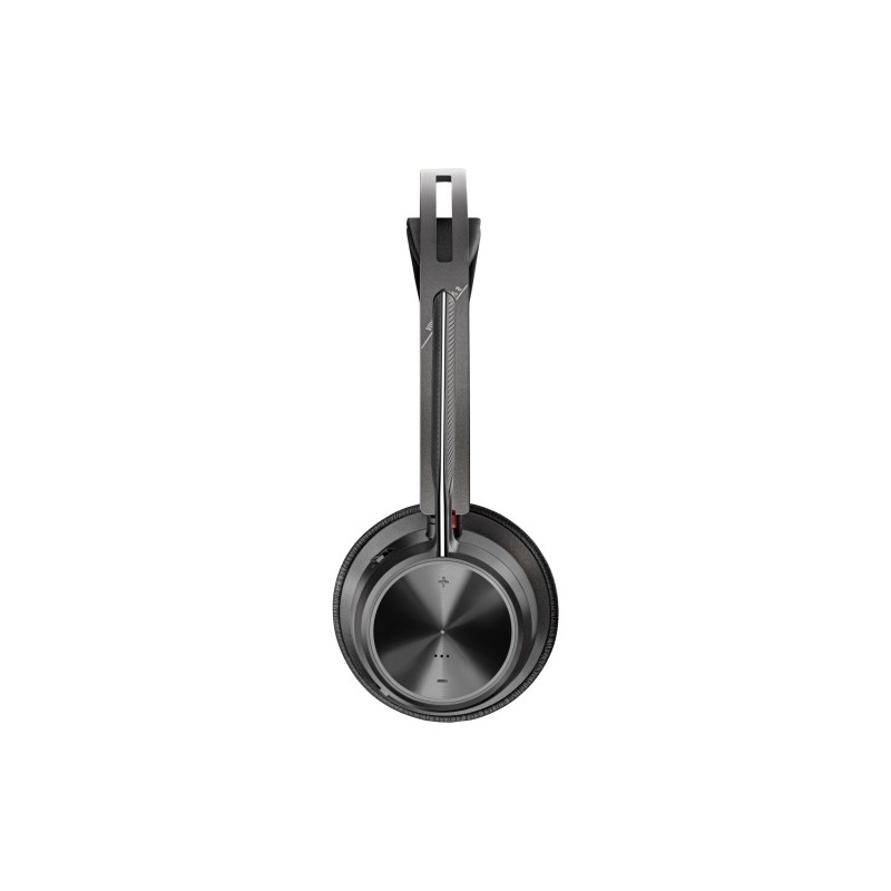 Poly Voyager Focus 2 Belaidės ausinės, Bluetooth, BT700 USB-C Adapter, Charging stand, Juoda