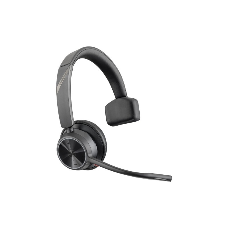 Poly Voyager 4310 Mono Belaidės ausinės, Bluetooth, BT700 USB-C Adapter, Charging Stand, Juoda