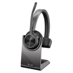 Poly Voyager 4310 Mono Belaidės ausinės, Bluetooth, BT700 USB-C Adapter, Charging Stand, Juoda