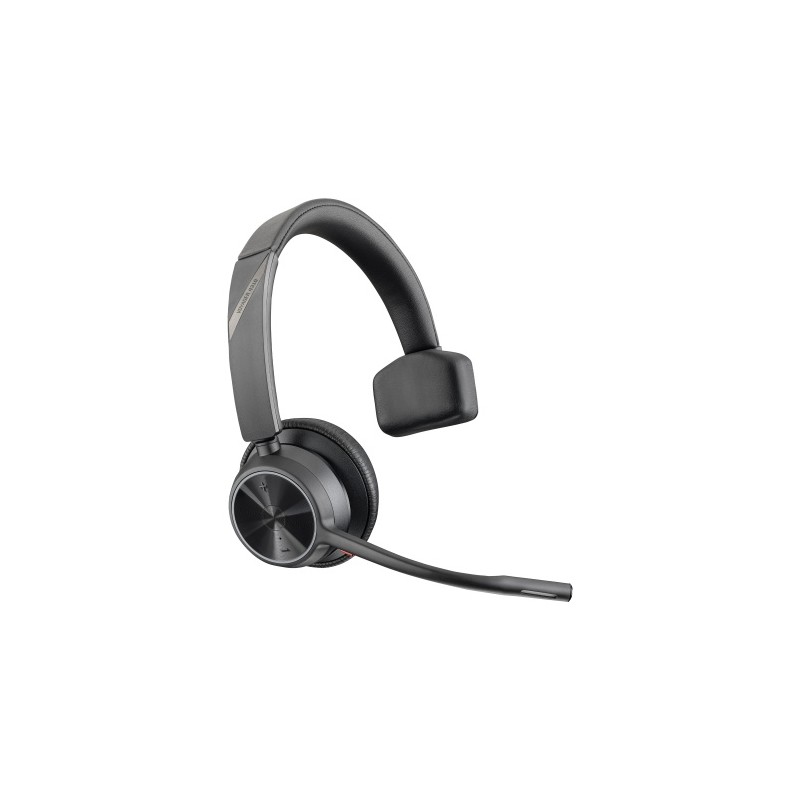 Poly Voyager 4310 Mono Belaidės ausinės, Bluetooth, BT700 USB-C Adapter, Charging Stand, Juoda