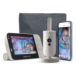Philips Avent SCD953/26 Mobili auklė FHD 1080p Wi-Fi, Balta/Pilka