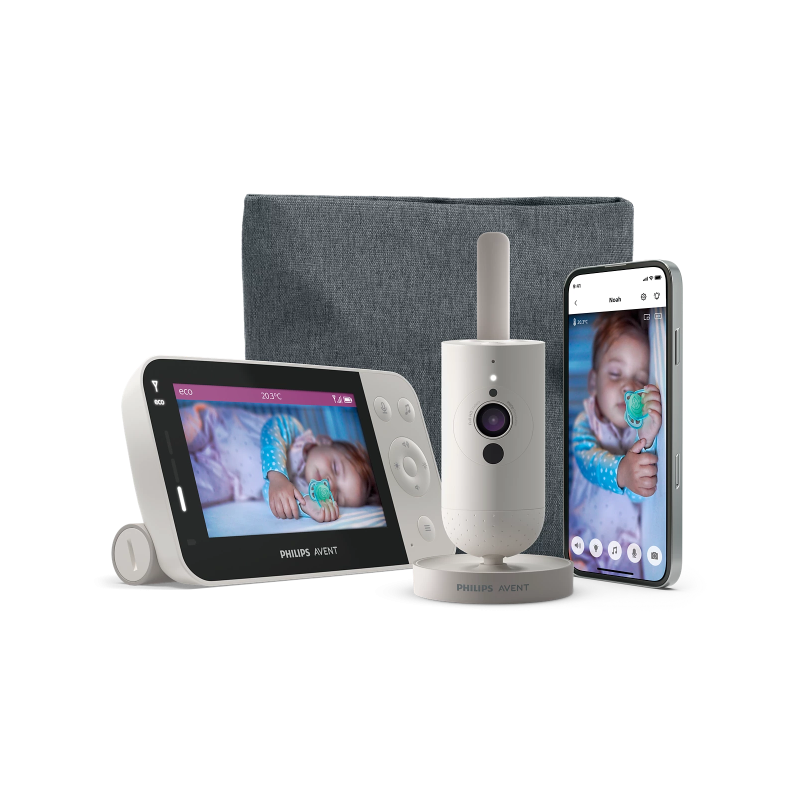 Philips Avent SCD953/26 Mobili auklė FHD 1080p Wi-Fi, Balta/Pilka