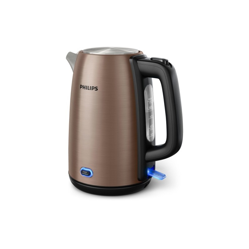 Philips Viva Collection HD9355/92 Elektrinis virdulys 1.7 L, 2060 W, Vario/Juoda