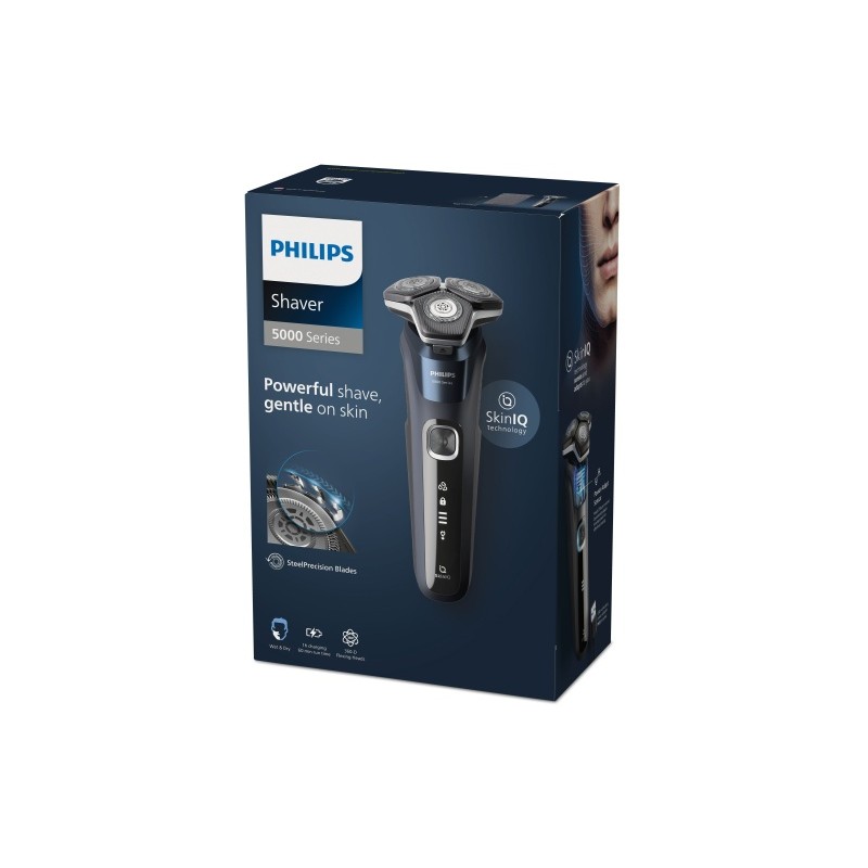 Philips 5000 Series S5885/10 Wet and dry Barzdaskutė, Midnight Blue