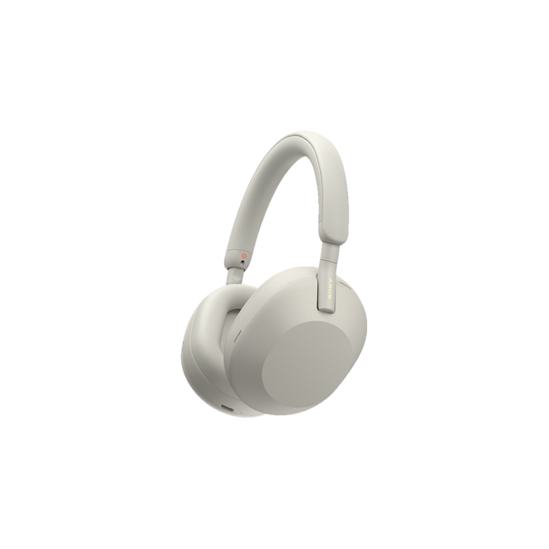 Sony WH-1000XM5 Noise Cancelling Belaidės ausinės, Bluetooth, Sidabrinė (12 Mėn. garantija)